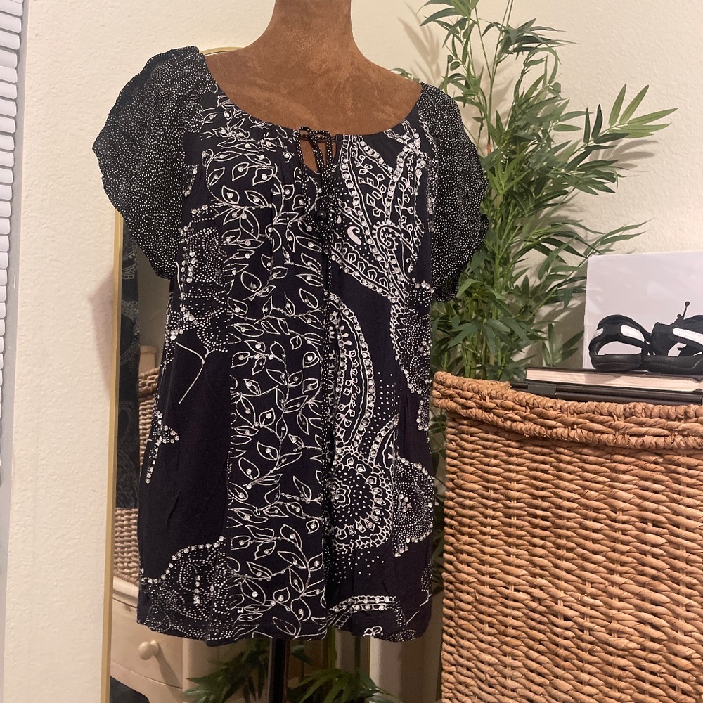 Billa Size extra large bling top